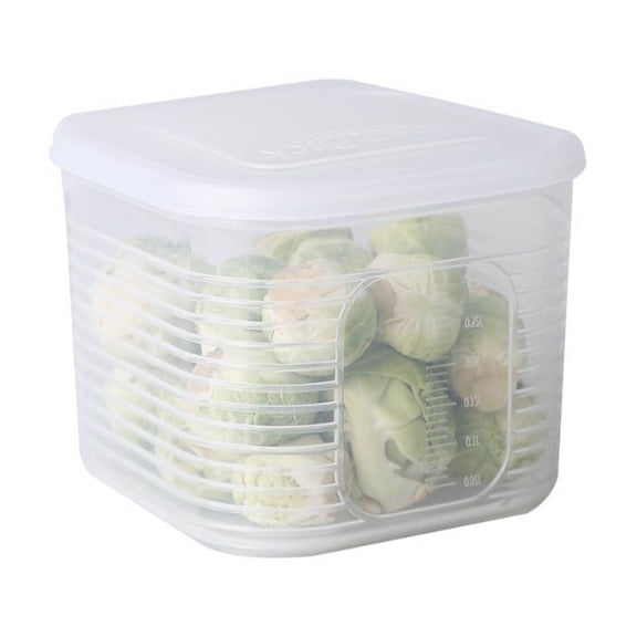 HBBKVI Food Storage Containers with Lids, Plastic Sealed Food Storage Containers for Bread Cereal Fruit Vegetable, Kitchen Pantry Organization