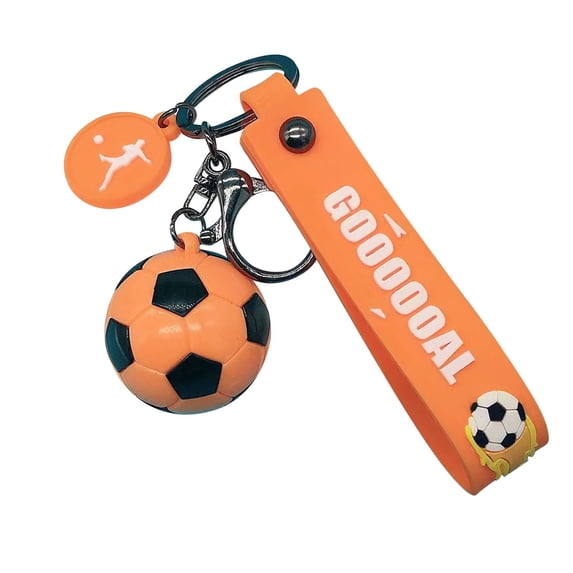 HBBKVI Football Keychain Soccer Gift European Cup Football Keychain Glue Football Pendant Football Jewelry Keychain