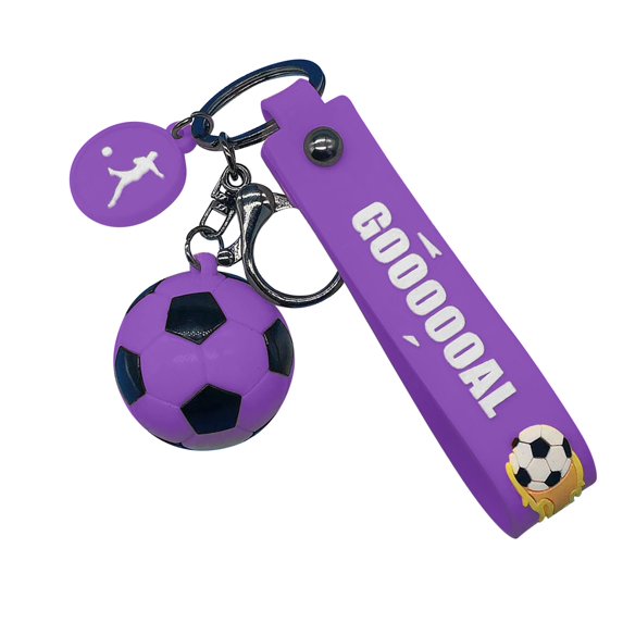 HBBKVI Football Keychain Soccer Gift European Cup Football Keychain Glue Football Pendant Football Jewelry Keychain