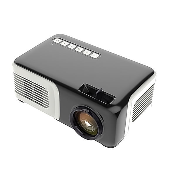 HBBKVI HD Projector Home Bedroom Home Projector Small Portable Projector Supports The Same Screen and Connected To Outdoor Mobile Power Supply