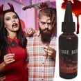 thumbnail image 1 of HBBKVI Halloween Decorations 50ml Halloween Fake Bloods Plasma Prop In Dropper Bottle and Spray Bottle for Spooky Effects, 1 of 6