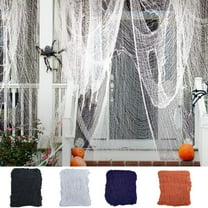 HBBKVI Halloween Decorations, Halloween Black Gauze Ghost Festival Decoration Tattered Cloth Ghost House Bar Thin Mesh Fine Gauze Ghost Festival Gauze Can Be Cut