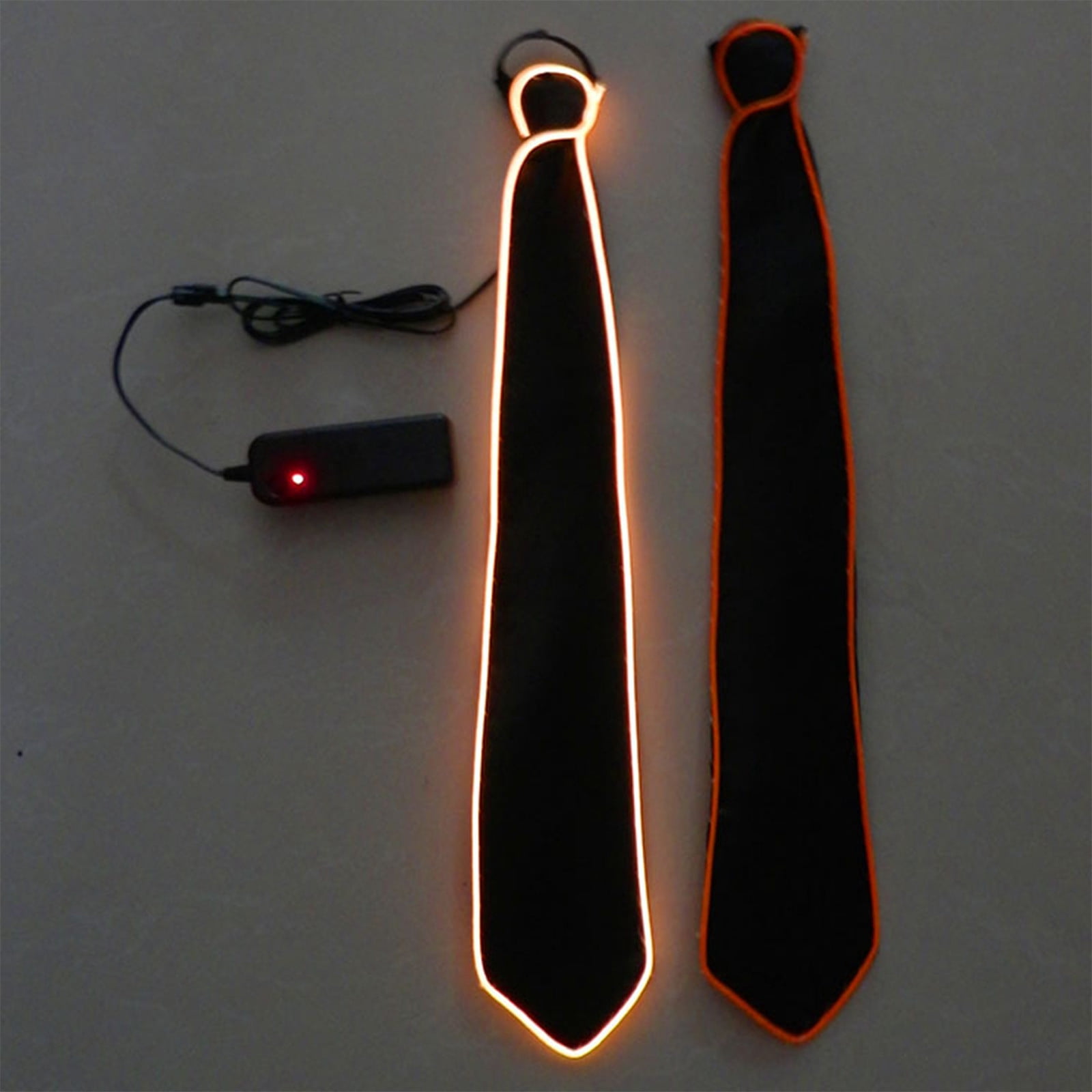 light up christmas neck tie