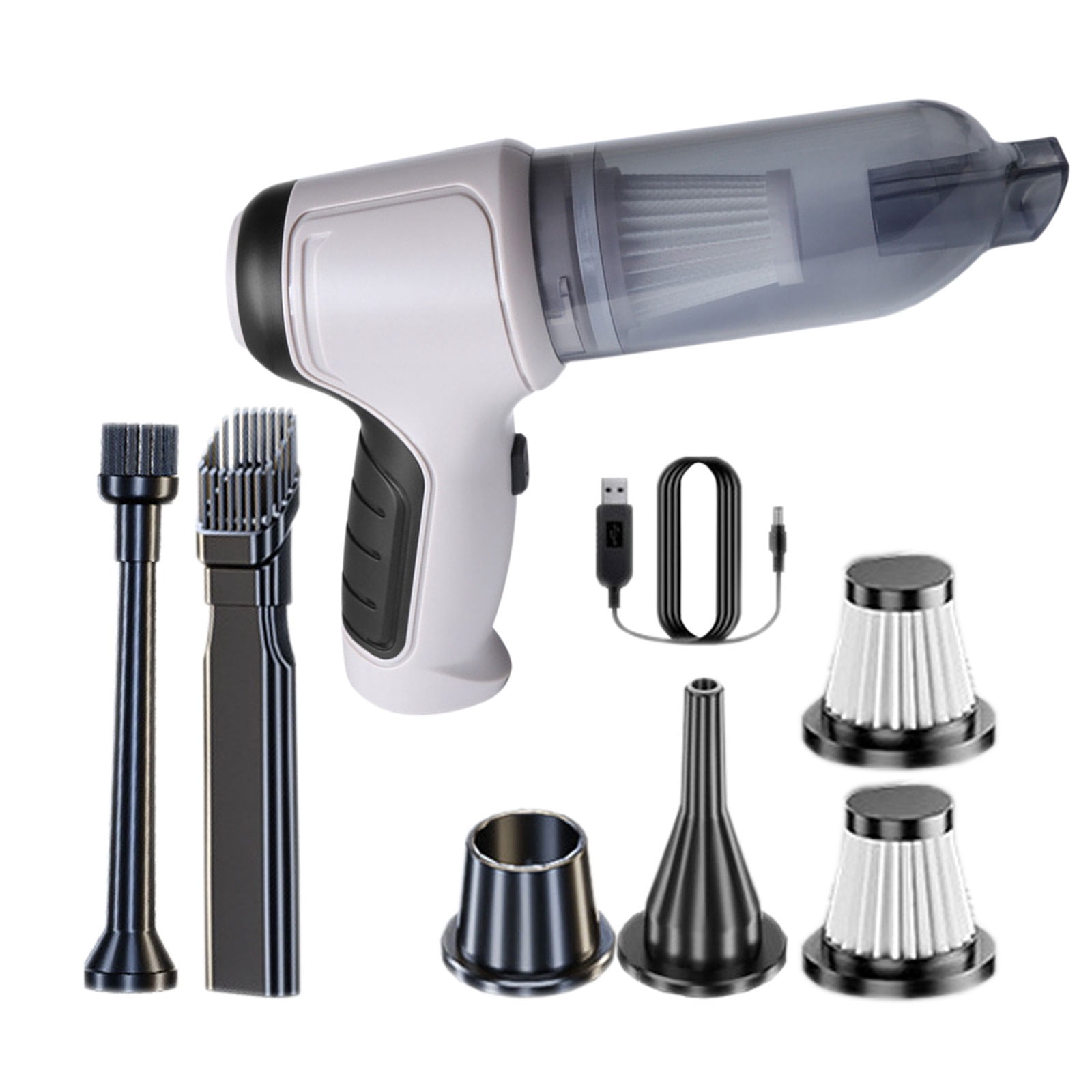 HBBKVI Handheld Vacuum Cleaner, Car Vacuum Cleaner, Portable Vacuum Cleaner, Dry/Wet Handheld Vacuum Cleaner