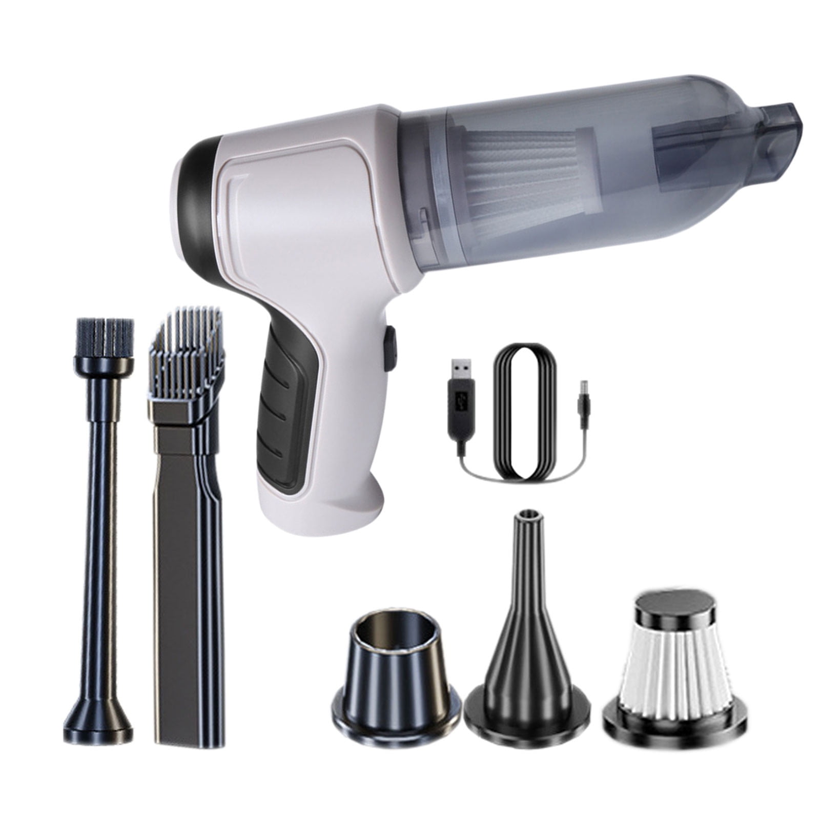 HBBKVI Handheld Vacuum Cleaner, Car Vacuum Cleaner, Portable Vacuum Cleaner, Dry/Wet Handheld Vacuum Cleaner