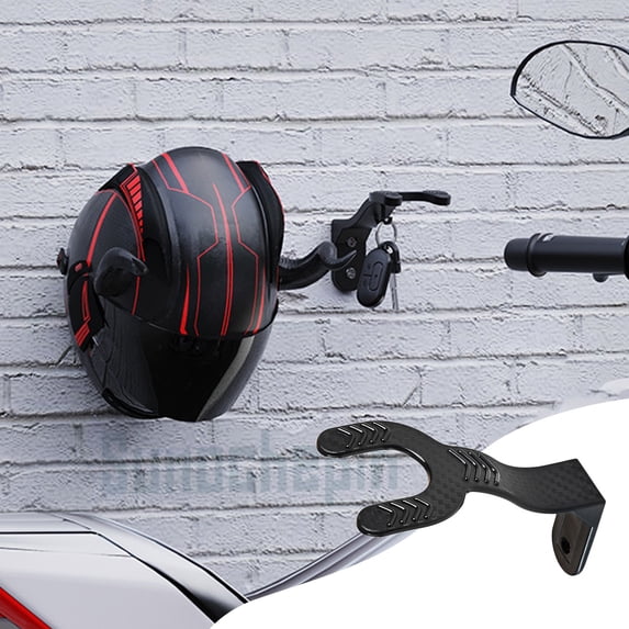 HBBKVI Helmet Rack Wall Mounted Helmet Storage Rack Motorcycle Helmet Rack