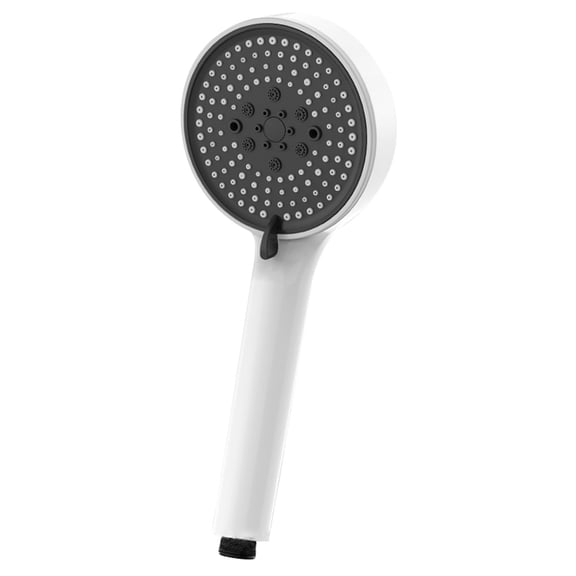 HBBKVI High Pressure Handheld Shower Head - 5 Spray Modes with Air Boost Technology for Powerful Shower, Universal Showerhead for Elderly, Children, Home, Gym, Senior Hotel - 11.4x4.7x1.6in