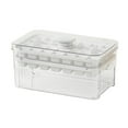 thumbnail image 1 of HBBKVI Ice Cube Tray with Lid and Bin, Quick Release Ice Cube Trays for Freezer, 2 Trays 28 Cubes Each, 1 of 5