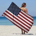 thumbnail image 1 of HBBKVI Independence Day Beach Towel 30" × 60", Quick Dry Bath Towels for Bath Beach Travel, Lightweight Super Absorbent Sand Proof Towels, 1 of 5