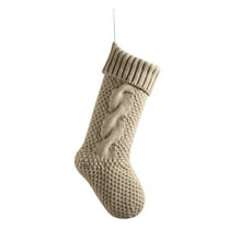 HBBKVI Knitted Wool Christmas Stockings Large Size Christmas Socks Gift Bags for Christmas Tree, Christmas Decorations Hanging Ornaments