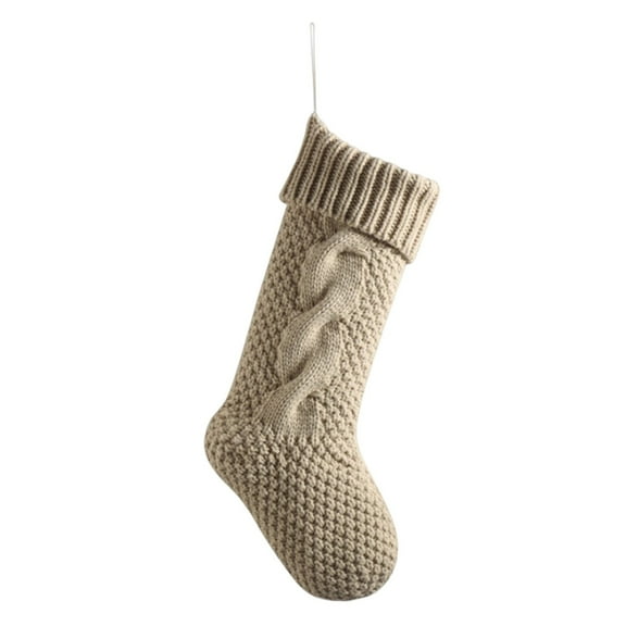 HBBKVI Knitted Wool Christmas Stockings Large Size Christmas Socks Gift Bags for Christmas Tree, Christmas Decorations Hanging Ornaments