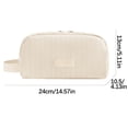 thumbnail image 1 of HBBKVI Large Capacity Makeup Bag Water Resistant Travel Toiletry Organizer Large Capacity Makeup Bag Toiletries Storage Bag Travel Multi-purpose Storage Bag, 1 of 2