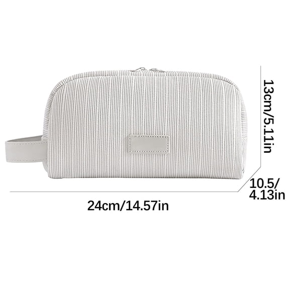 HBBKVI Large Capacity Makeup Bag Water Resistant Travel Toiletry Organizer Large Capacity Makeup Bag Toiletries Storage Bag Travel Multi-purpose Storage Bag