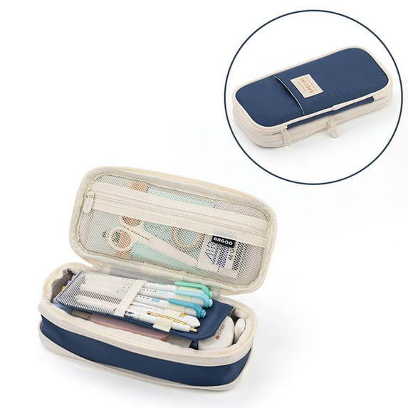 HBBKVI Large-capacity Pencil Case Macaron Color Matching Can Be Transformed Into An Upgraded Pencil Case Stationery Box