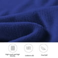 thumbnail image 1 of HBBKVI Luxury Fleece Throw Blanket 39" × 55", Blue Throw Blanket for Chair Couch, Soft Cozy Flannel Throws, 1 of 8