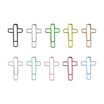 HBBKVI Macaroon Crosspaper Clip Creatives Office Paper Clip