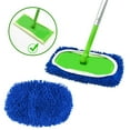 thumbnail image 1 of HBBKVI Microfiber Mop Pads, 10" Wet Dry Cleaning Pads Mop Head Replacementfor Floor Cleaning, Reusable & Washable Mop Pads Refills, Blue, 1 of 9