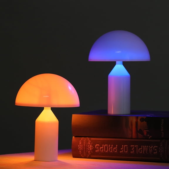 HBBKVI Mushrooms Night Light, Can Change Color Pat Light Home Decoration Tabletop Decoration