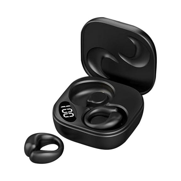 HBBKVI New Wireless Earclip Bluetooth Earphones Are Not In The Ear, with Soft Noise Reduction for Sports and Running
