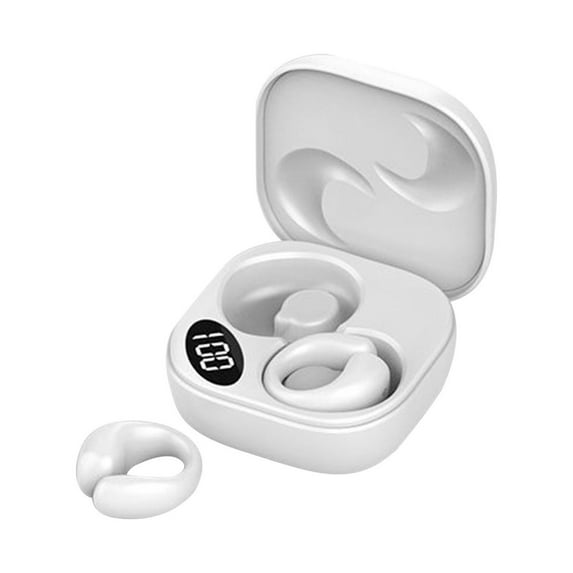 HBBKVI New Wireless Earclip Bluetooth Earphones Are Not In The Ear, with Soft Noise Reduction for Sports and Running
