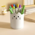 thumbnail image 1 of HBBKVI Pencil Holder, Cute Kitty Pen Holder for Desk Office, Makeup Brush Holder Pen Organizer, 1 of 6