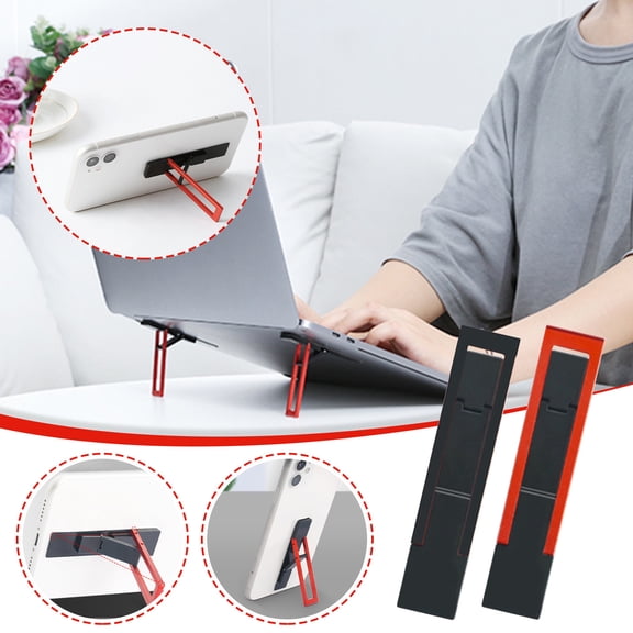 HBBKVI Phone Holder Long Mobile Phone Magnetic Sliding Folding Storage Flat Shelf To Raise The Heat Dissipation Support Frame
