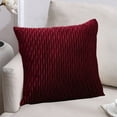 thumbnail image 1 of HBBKVI Pillow Covers Pillow Case Striped Velvet Upholstered Sofa Living Room Bedroom, 1 of 6