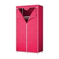 thumbnail image 1 of HBBKVI Portable Cloth Wardrobe 57x22x17 Inch Uncomplicated Cloth Wardrobe Suitable for Bedroom Household Cloth Wardrobe Storage Wardrobe Storage Cabinet, 1 of 6