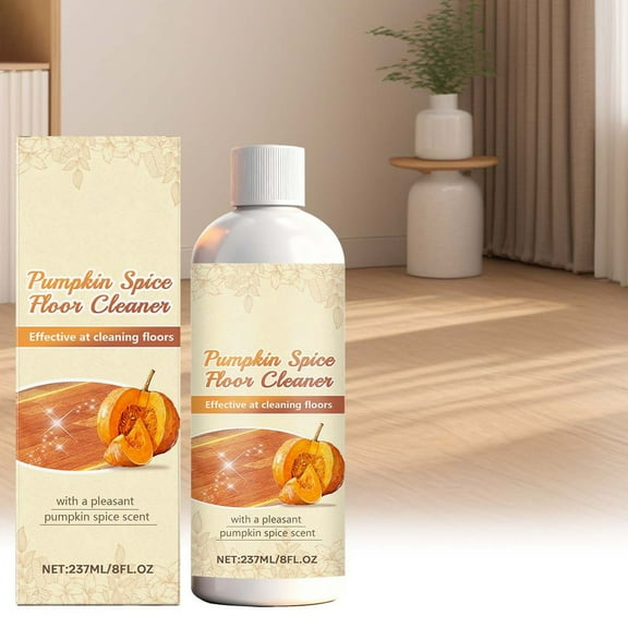 HBBKVI Pumpkin Spice Floor Cleaner, 8 fl oz, for Laminate Hardwood Tile Floors, Removes Dirt