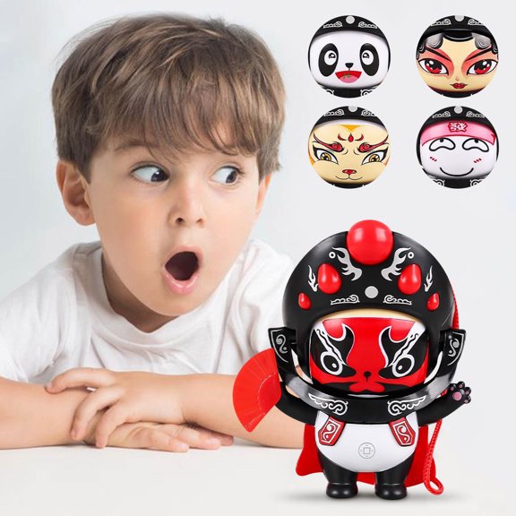 HBBKVI Sichuan Opera Face Changing Opera Style Doll Decoration Face Doll Doll Variable Five Faces Room Decor Desk Decor