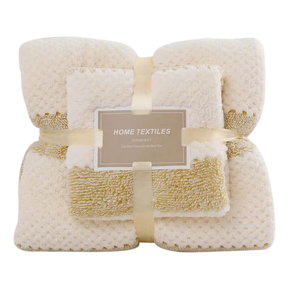 HBBKVI Soft Cotton Bath Towels Yellow, 2-Piece Set Highly Absorbent, Includes 29x51 Inch Bath Towel and 14x30 Inch Towel, for Bathroom Gym Beach Spa Travel, Gray