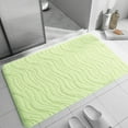 thumbnail image 1 of HBBKVI Soft Extra Thick Bath Rugs 16" × 24", Non-Slip Absorbent Bathroom Rugs for Bathroom Shower Floor, Machine Washable Absorbent Household Mats Green, 1 of 7
