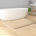 thumbnail image 1 of HBBKVI Soft Non-Slip Bathroom Rugs 16" × 47", Luxurious Non-Slip Solid Bath Mats for Bathroom Kitchen Floor, Absorbent Machine Washable Household Rugs Beige, 1 of 6