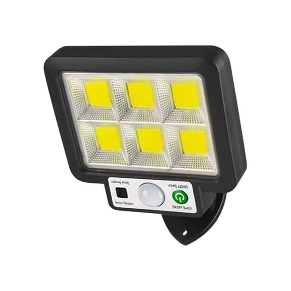 HBBKVI Solar Lights Outdoor, Solar Outdoor Lights, Motion Sensor Solar Powered Lights Ip65, 3 Modes, with Remote Control,Wall Security Lights for Fence Yard Garden Patio