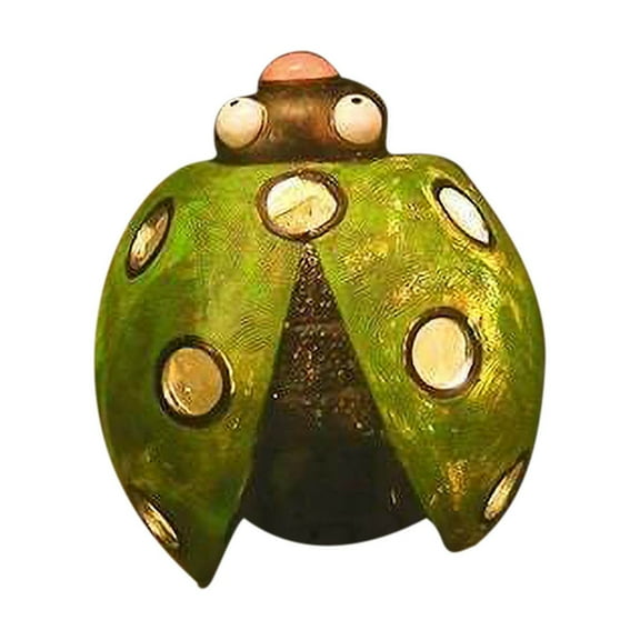 HBBKVI Solar Lights Outdoor, Solar Lamp Ornaments Simulate Seven Star Ladybird Outdoor Garden Garden Resin Decoration