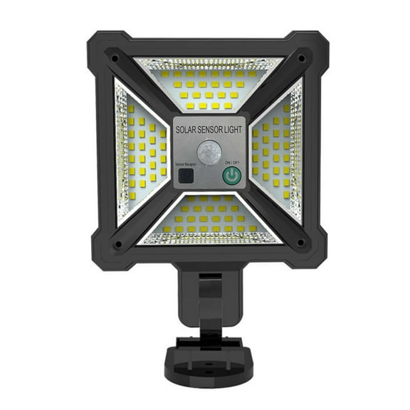 HBBKVI Solar Lights Outdoor, Solar Outdoor Lights, Motion Sensor Solar Powered Lights Ip65, 3 Modes, Wall Security Lights for Fence Yard Garden Patio