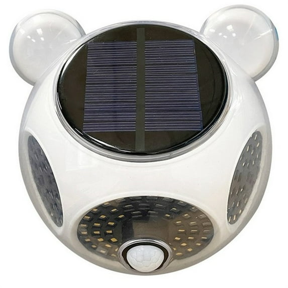 HBBKVI Solar Lights Outdoor, Solar Powered Outdoor Courtyard Lighting, Wall Lighting, Wiring Free Magnetic Suction Led Light, Human Body Induction Light