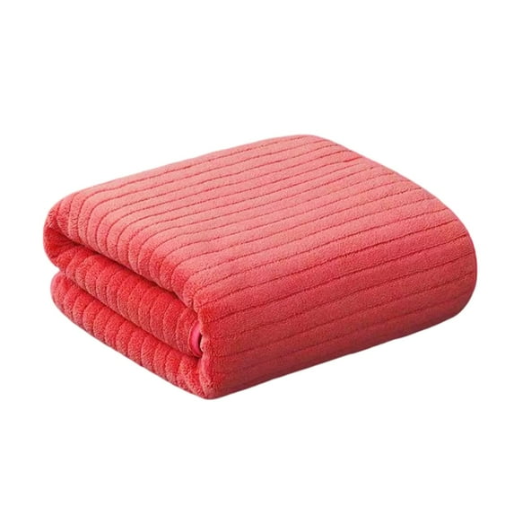 HBBKVI Solid Pin Stripe Bath Towels 35" × 63", Super Soft Bath Sheets for Bathroom Hotels, Quick Dry Highly Absorbent Towels Red