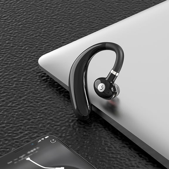 HBBKVI Sport Business Headphone Intelligent Noise Cancellation-long Life Hanging Ear Wireless Bluetooth Headset