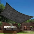 thumbnail image 1 of HBBKVI Sun Shade Cloth 79" × 157", Sun Shade Sail for Patio Garden Outdoor Facility, UV Block Swimming Pool Sun Awning Black, 1 of 8