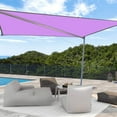 thumbnail image 1 of HBBKVI Sun Shade Sail 79" × 118", Awning for Outdoor Party Garden, Waterproof Sun Protection Swimming Pool Sun Shade Cloth Purple, 1 of 5