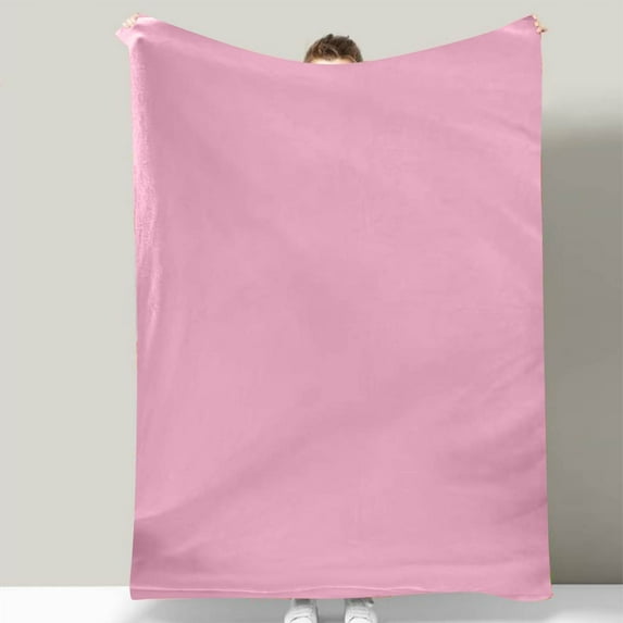 HBBKVI Super Soft Warm Solid Warm Fleece Blanket Rug Sofa Bedding 100x150cm