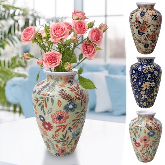 HBBKVI Three-Dimensional Puzzle Vase Living Room Flower Arrangement Decor Water-Filled for Flower Insertion Decorative Vase for Flower Arrangement