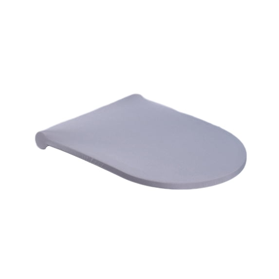 HBBKVI Toilet Lid Cover Stretch Washable Soft Protector Fits All Toilets 17x23 Inch, Elastic Bathroom Seat Cover for Dust and Stain Protection, White Black Green Red Brown Gray