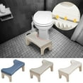 thumbnail image 1 of HBBKVI Toilet Stool Footstool Toilet Squatting Toilet Squatting Booster Artifacts Toilet Bathroom Footrest Footrest Potty Stool Pad Footstool, 1 of 5