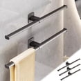 thumbnail image 1 of HBBKVI Towel Rack Bathroom Towel Bar Wall Towel Storage No Hole Thickened Bar Towel Rack, 1 of 8