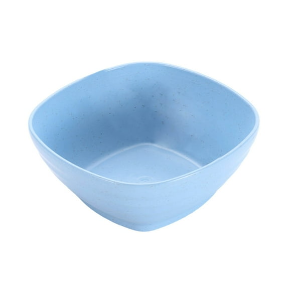 HBBKVI Wheat St Square Bowls, Durable Thick Material and Four-Color Design, Dishwasher Safe for Easy Cleaning, Versatile for Household Dining, Rice, Pasta, Snacks, 5.4x5.4x2.2 Inch