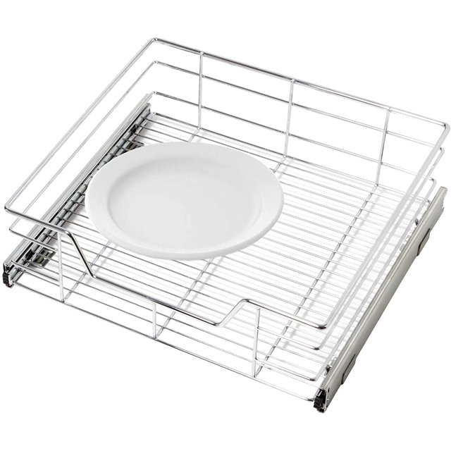 HBBOOMLIFE 1Tier Shelf PullOut Organizer Extra Large Tall