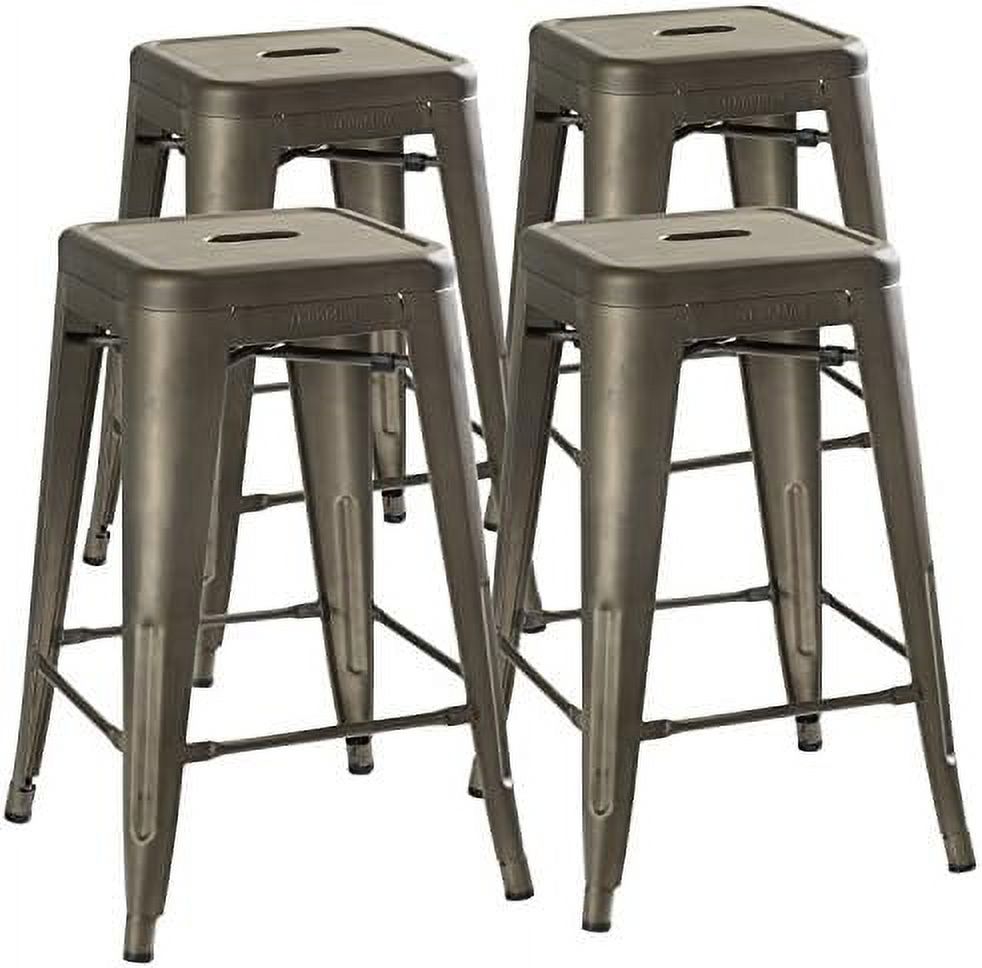 HBBOOMLIFE 24 Inch Stools for Kitchen Counter Height Indoor Outdoor