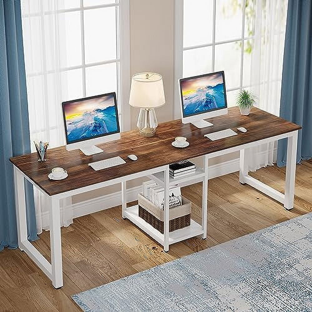 HBBOOMLIFE 78 Inches Computer Desk Extra Large Two Person Office Desk